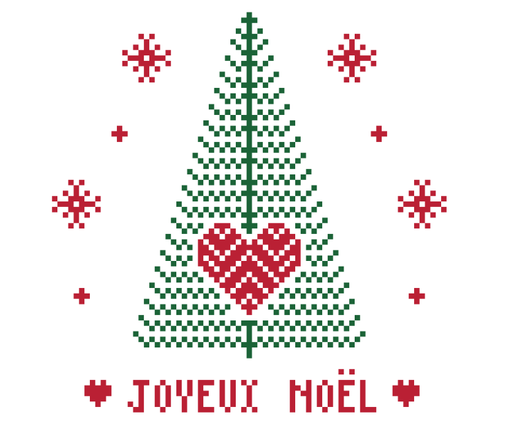 Joyeux Noël - Grille gratuite de point de croix, Grilles point de croix de Noël